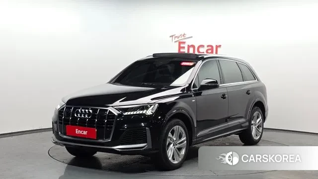 Audi Q7 (4M) 2021 Черный из Кореи