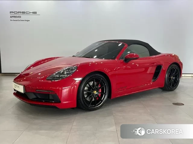 Porsche 718 Boxster 2022 Красный из Кореи