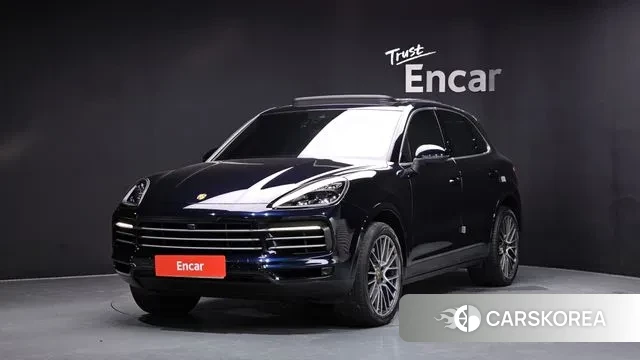 Porsche Cayenne (PO536) 2020 Синий из Кореи