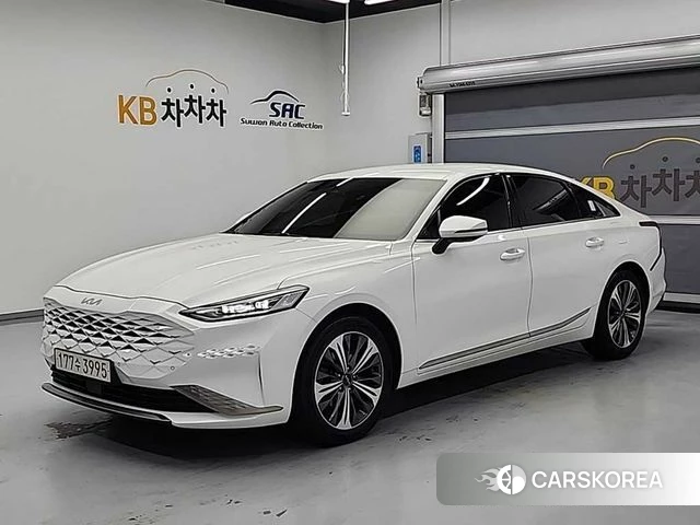 Kia K8 Hybrid 2021 Белый из Кореи