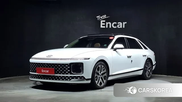 Hyundai Grandeur Hybrid (GN7) 2023 Белый из Кореи