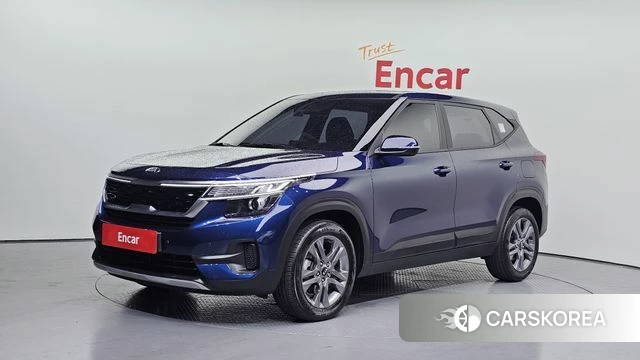 Kia Seltos 2021 Синий из Кореи