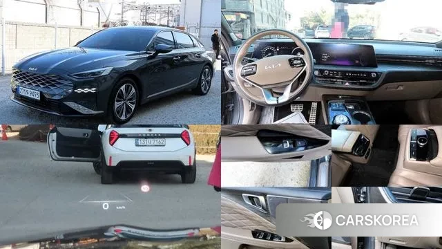Kia K8 Hybrid 2022 Серый из Кореи