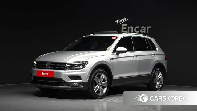 Volkswagen Tiguan second Generation 2018 Серебряный из Кореи