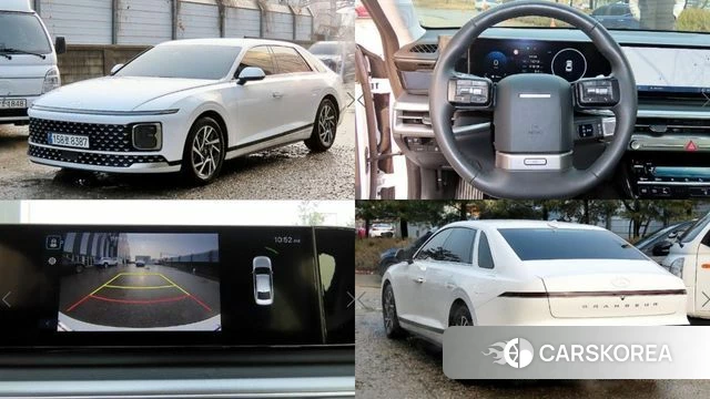 Hyundai Grandeur (GN7) 2023 Белый из Кореи