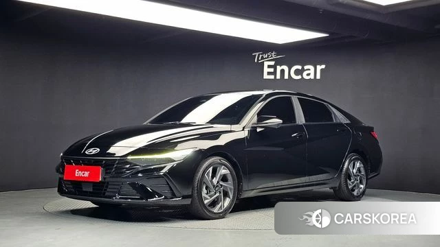 Hyundai The New Avante (CN7) 2023 Черный из Кореи