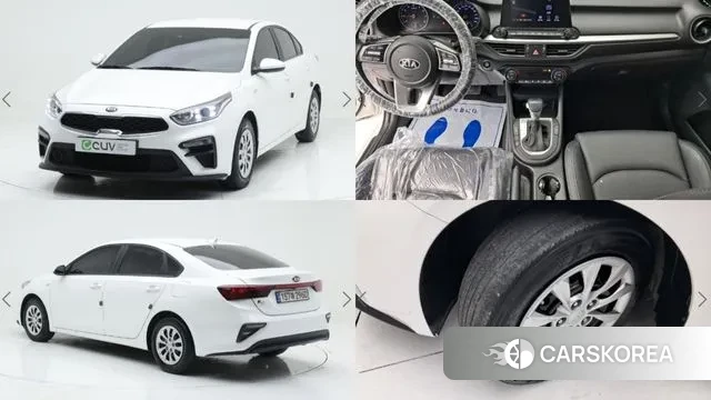Kia Come New K3 2021 Белый из Кореи