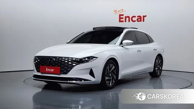 Hyundai The New Grandeur IG Hybrid 2021 Белый из Кореи
