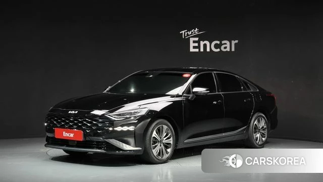 Kia K8 Hybrid 2021 Черный из Кореи