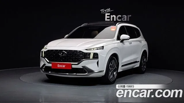 Hyundai The New Santa Fe 2023 Белый из Кореи