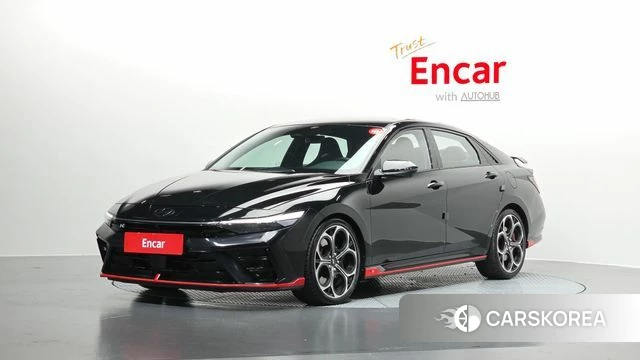 Hyundai The New Avante (CN7) 2025 Черный из Кореи