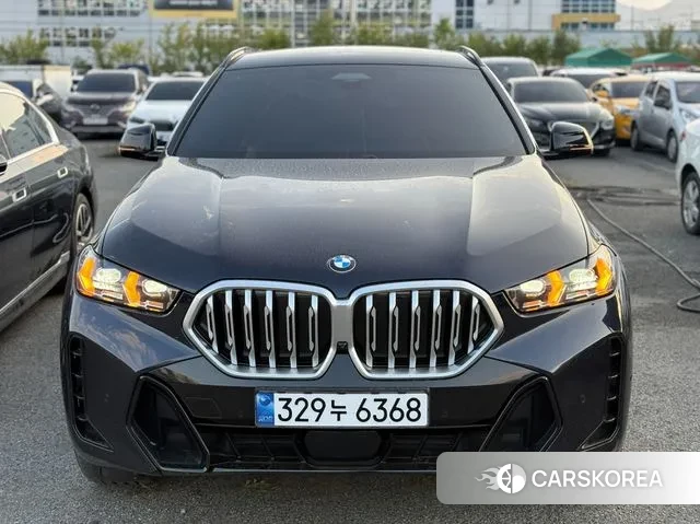 BMW X6 (G06) 2023 Черный из Кореи