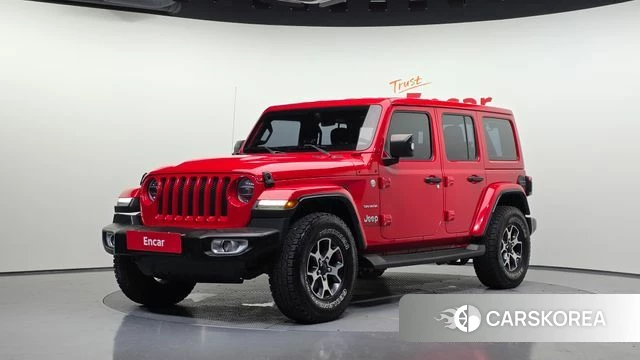 Jeep Wrangler (JL) 2018 Красный из Кореи