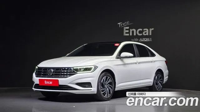 Volkswagen 7th Generation of Jetta 2021 Белый из Кореи