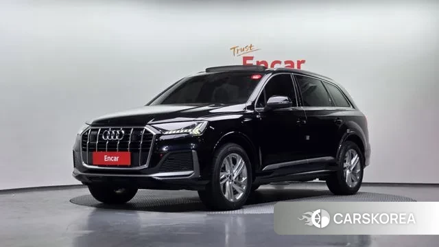 Audi Q7 (4M) 2021 Черный из Кореи