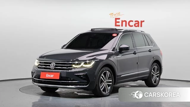 Volkswagen Tiguan second Generation 2021 Серый из Кореи