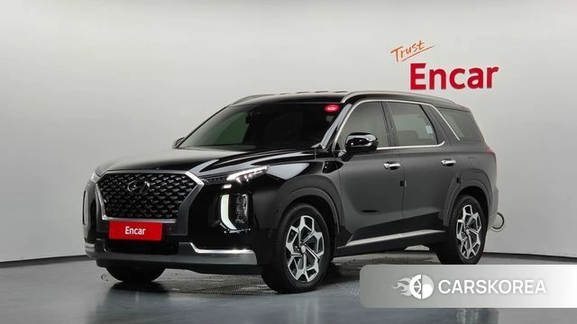 Hyundai Palisade 2021 Черный из Кореи