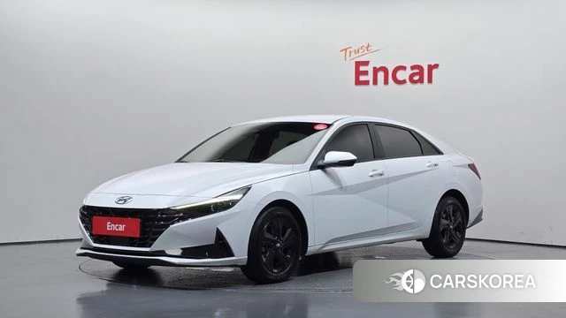 Hyundai Avante (CN7) 2023 Белый из Кореи