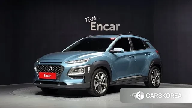 Hyundai Kona 2018 Небесно-голубой из Кореи
