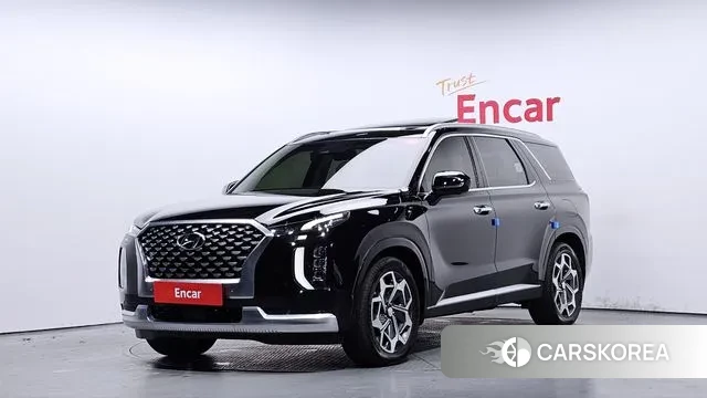 Hyundai Palisade 2021 Черный из Кореи