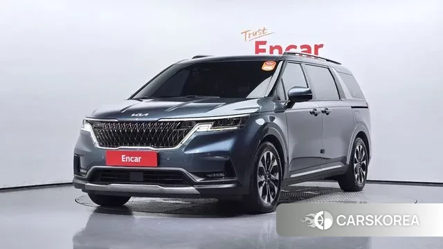 Kia Carnival 4th generation 2021 Небесно-голубой из Кореи