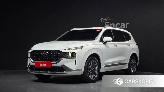 Hyundai The New Santa Fe 2023 Белый из Кореи
