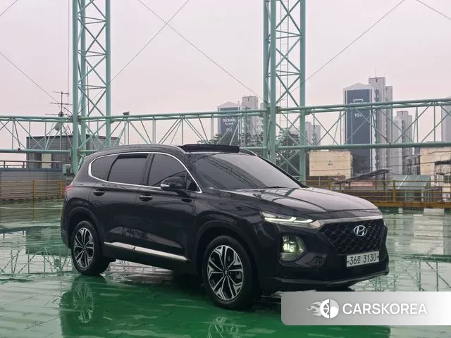 Hyundai Santa Fe TM 2018 Черный из Кореи