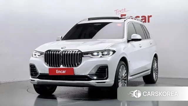 BMW X7 (G07) 2021 Белый из Кореи