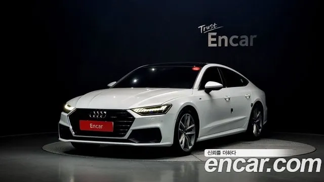 Audi A7 (4K) 2020 Белый из Кореи