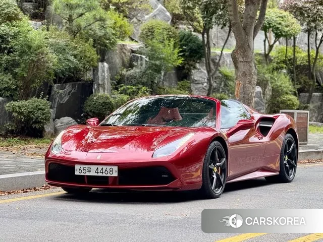 Ferrari 488 Spider 2019 Красный из Кореи