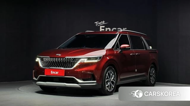 Kia Carnival 4th generation 2021 Красный из Кореи