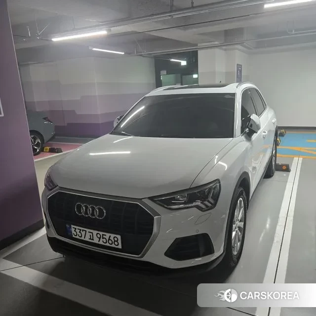 Audi Q3 (F3) 2023 Белый из Кореи