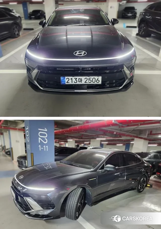 Hyundai Sonata D Edge (DN8) 2024 Серый из Кореи