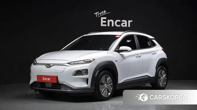 Hyundai Kona Electric 2019 Белый из Кореи