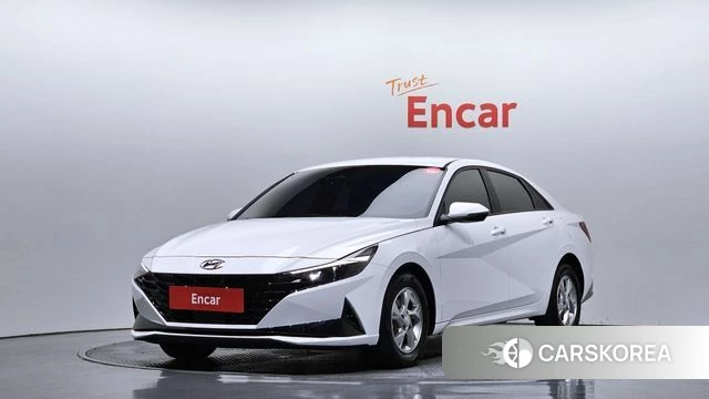 Hyundai Avante (CN7) 2021 Белый из Кореи