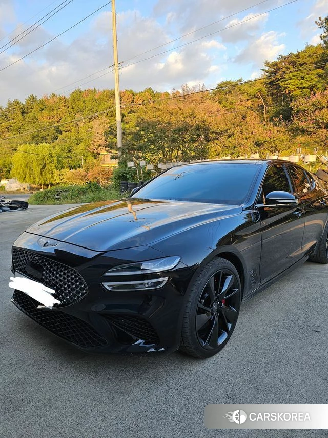 Genesis The New G70 2022 Черный из Кореи