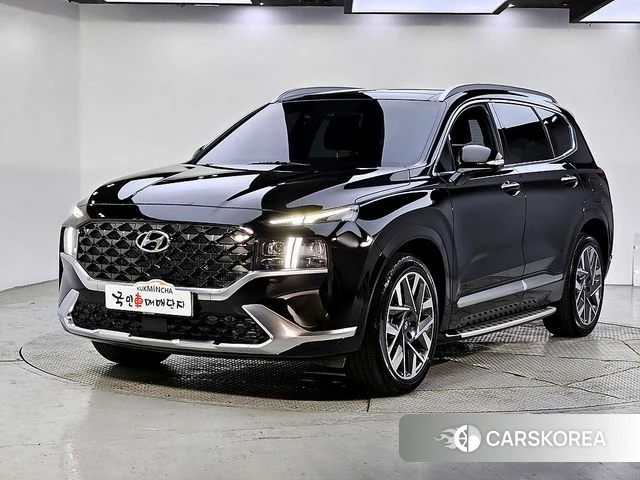 Hyundai The New Santa Fe 2021 Черный из Кореи