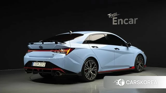 Hyundai Avante (CN7) 2022 Небесно-голубой из Кореи