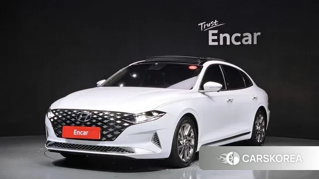 Hyundai The New Grandeur IG Hybrid 2021 Белый из Кореи