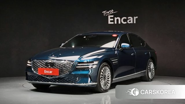 Genesis Electrified G80 (RG3) 2022 Синий нефрит из Кореи