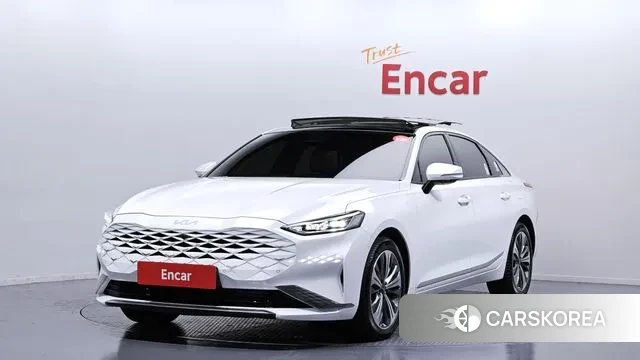 Kia K8 Hybrid 2024 Белый из Кореи