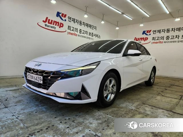 Hyundai Avante (CN7) 2020 Белый из Кореи