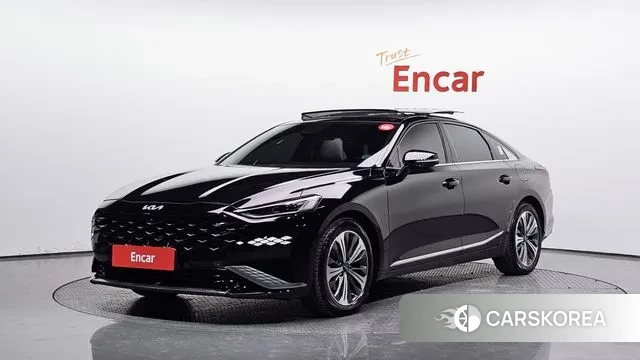 Kia K8 Hybrid 2021 Черный из Кореи