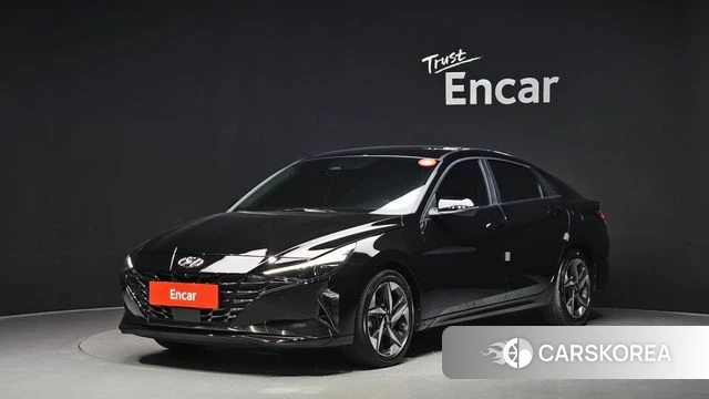 Hyundai Avante (CN7) 2022 Черный из Кореи