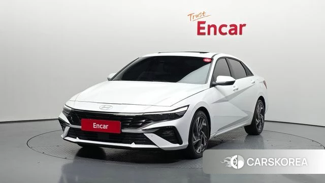 Hyundai The New Avante Hybrid (CN7) 2024 Белый из Кореи