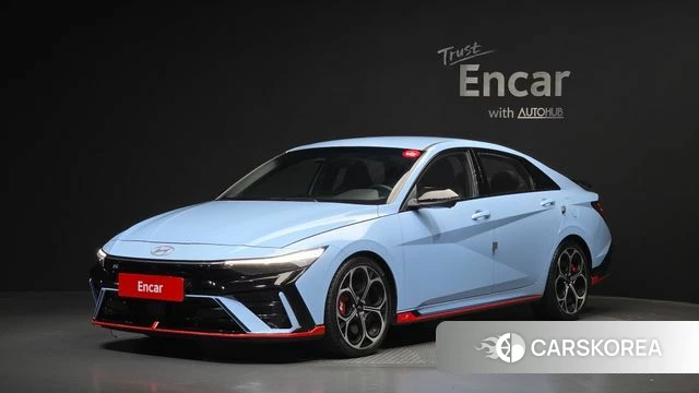Hyundai The New Avante (CN7) 2025 Светло-серебряный цвет из Кореи