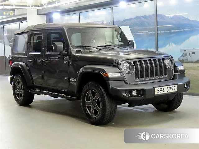 Jeep Wrangler (JL) 2018 Черный из Кореи