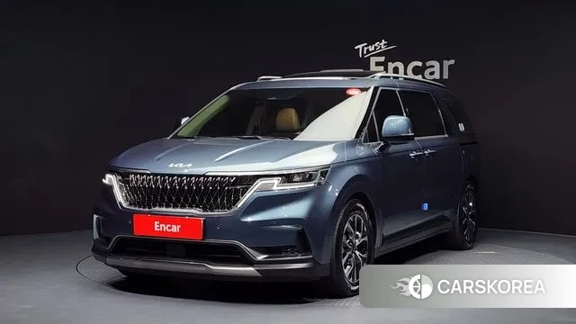 Kia Carnival 4th generation 2021 Небесно-голубой из Кореи