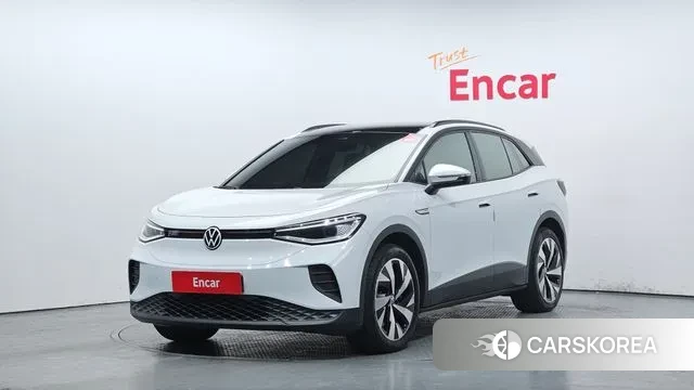 Volkswagen ID.4 2023 Белый из Кореи