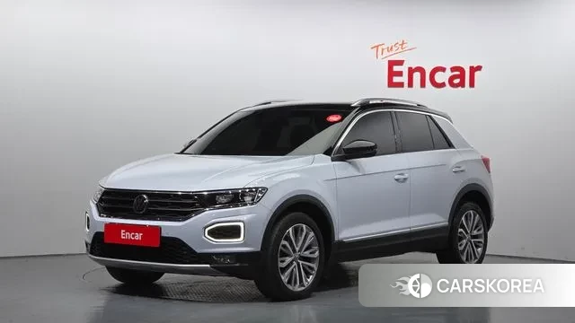 Volkswagen T-Roc 2022 Белый из Кореи